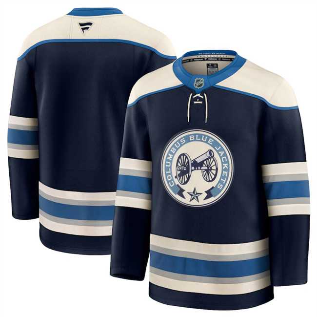 Men%27s Columbus Blue Jackets Navy 2024-25 Alternate Stitched Hockey Jersey Dzhi